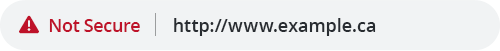 Chrome Not secure warning