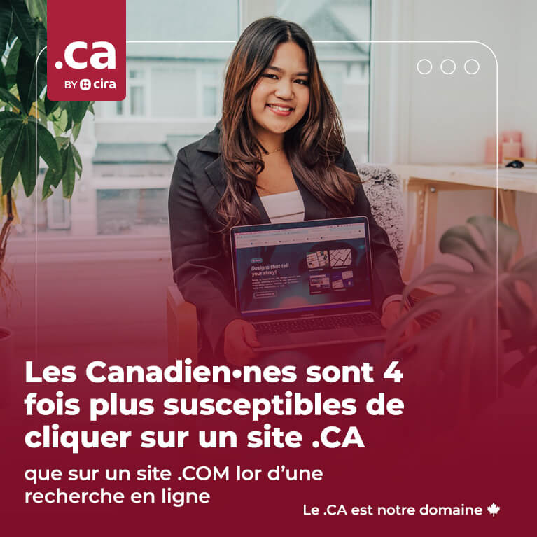 Four times more likely to click dot CA