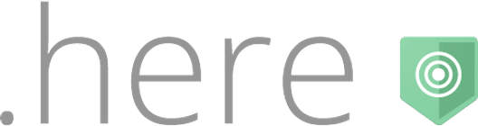 here logo