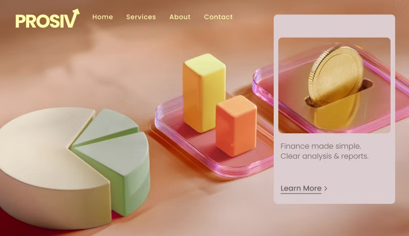 Finance wix website